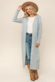 Heather Grey Duster Cardigan