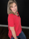 Alyssa's Favorite Ribbed Knit Tee