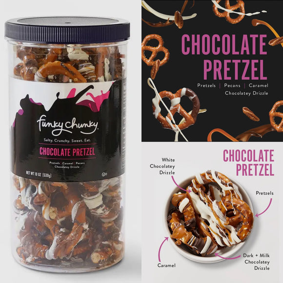 Funky Chunky | Chocolate Pretzels 19oz