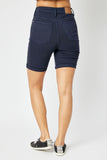 Judy Blue | Navy Garment Dyed Shorts