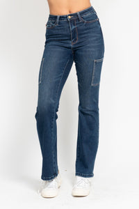 Judy Blue Cargo Pocket Bootcut