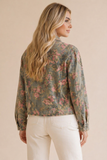 Vintage Floral Denim Jacket