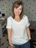 Basic Boyfriend Tee - Vneck