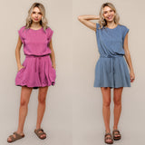 Raised Ribbed Knit Romper