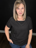 Alyssa's Favorite Ribbed Knit Tee