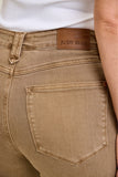 Judy Blue Golden Brown Wide Leg Ankle Pant
