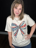 Patriotic Flag Bow