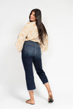 Judy Blue Dark Wash Wide Leg Crop