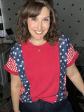Americana Knit Top