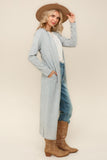 Heather Grey Duster Cardigan