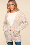 Ivory Confetti Cardigan