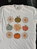 Pumpkins & Daisies - Ivory