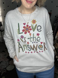 Natural Life | Comfy Pocket Sweatshirt | Love Is The Answer