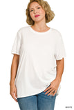 Basic Boyfriend Tee - Round Neck
