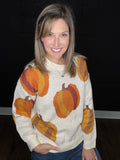 Pumpkin Knit Sweater