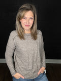Heather | Soft Hacci Knit Tee