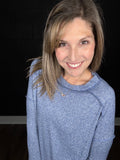 Heather | Soft Hacci Knit Tee