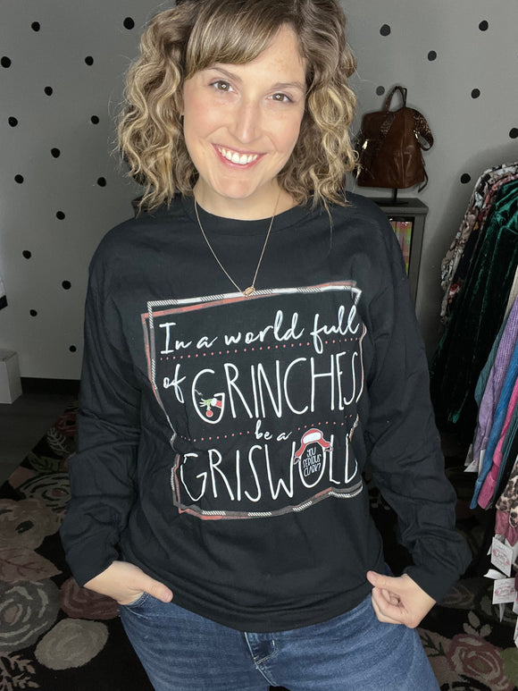 Grinches & Griswold - Black Long Sleeve Tee