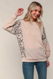 Taupe & Leopard Sweater