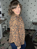 Brown Leopard Shacket
