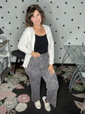 Coco Leopard Wide Leg Pants