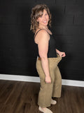 Judy Blue Golden Brown Wide Leg Ankle Pant