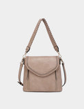 Lorelei | Double Zip Whipstitch Crossbody