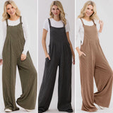 Ribbed Knit Overall Jumpsuit