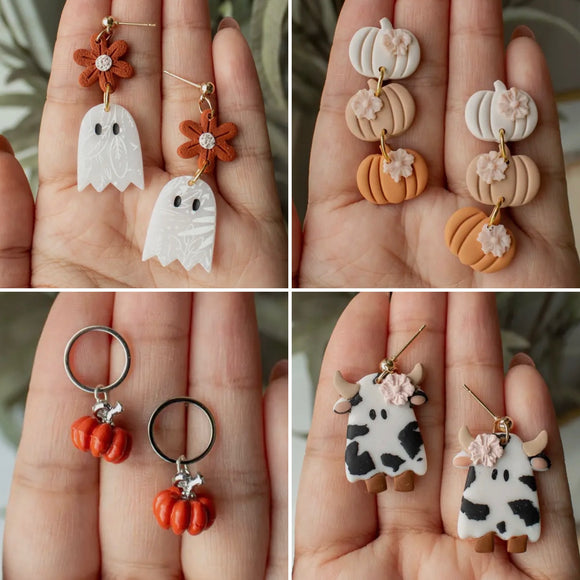 Clay Jewelry | Fall Dangles