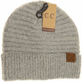 C.C Solid Boucle Knit Beanie