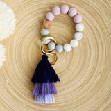 Silicone Bangle with Tassel