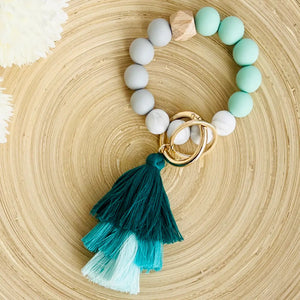 Silicone Bangle with Tassel