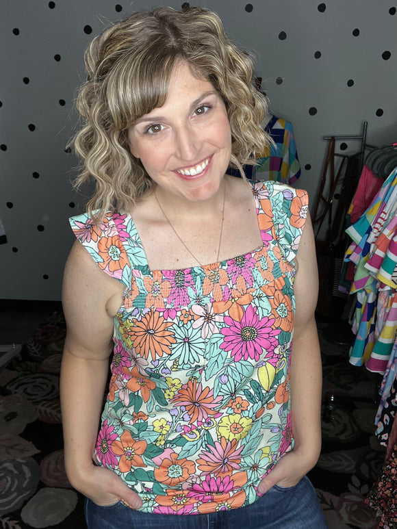 Groovy Baby Floral Top