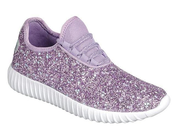 Glitter Sneakers | Purple