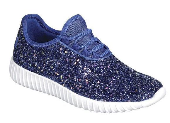 Glitter Sneakers | Blue