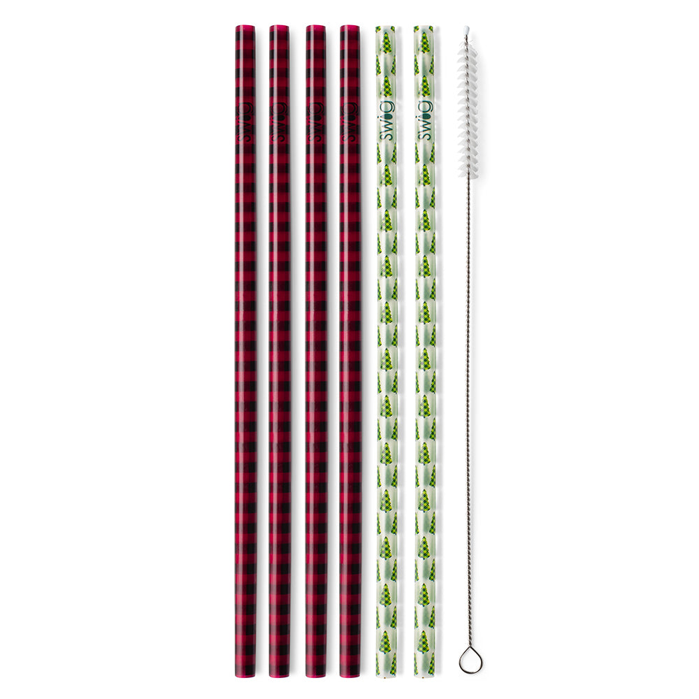 Swig Oh Happy Day Reusable Straw Set