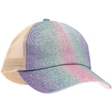C.C Glitter Ombre High Pony Tail Hat