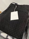 Kancan Black Skinnies with White Dots