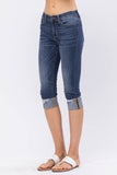 Judy Blue | Carrie | Destroyed Cuff Capris