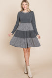 Solid & Striped Tiered Swing Dress | 2 Colors