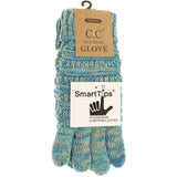 C.C Multi Color Ribbed Gloves
