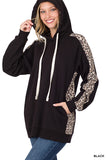 Layna | Leopard Accent Hoodie