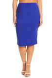 Solid Pencil Skirt